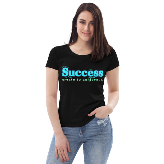 Success - Enganliegendes Öko-T-Shirt für Damen