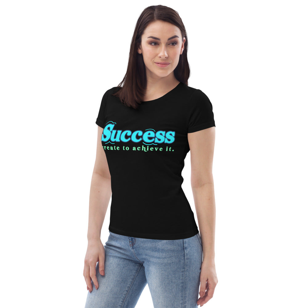 Success - Enganliegendes Öko-T-Shirt für Damen
