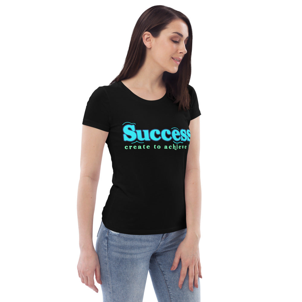 Success - Enganliegendes Öko-T-Shirt für Damen