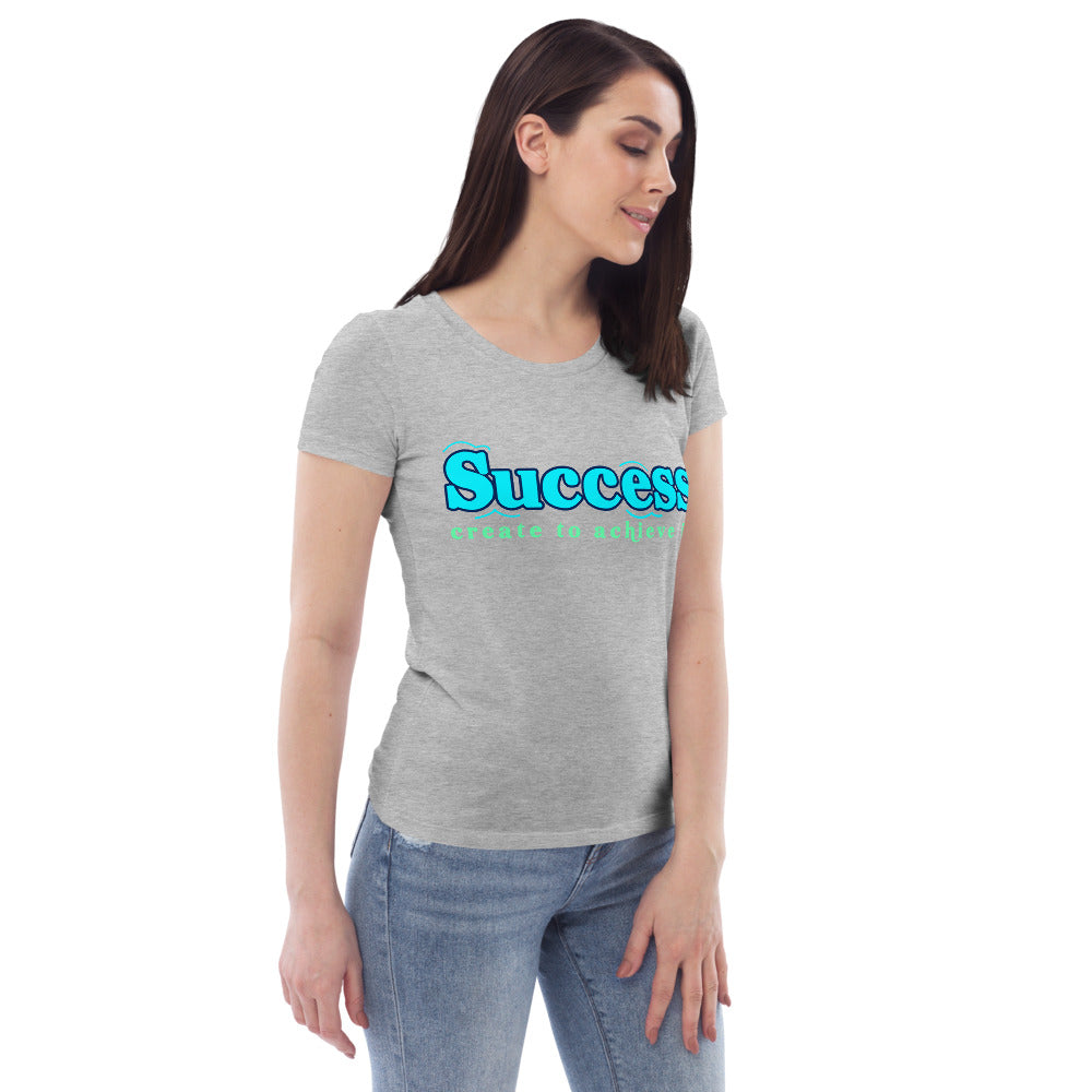 Success - Enganliegendes Öko-T-Shirt für Damen