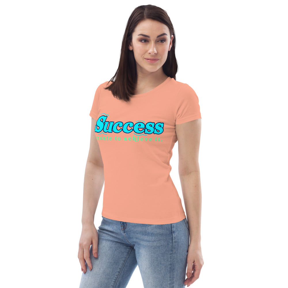 Success - Enganliegendes Öko-T-Shirt für Damen