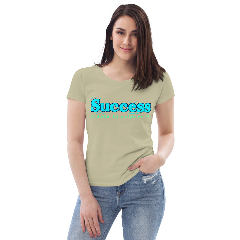 Success - Enganliegendes Öko-T-Shirt für Damen