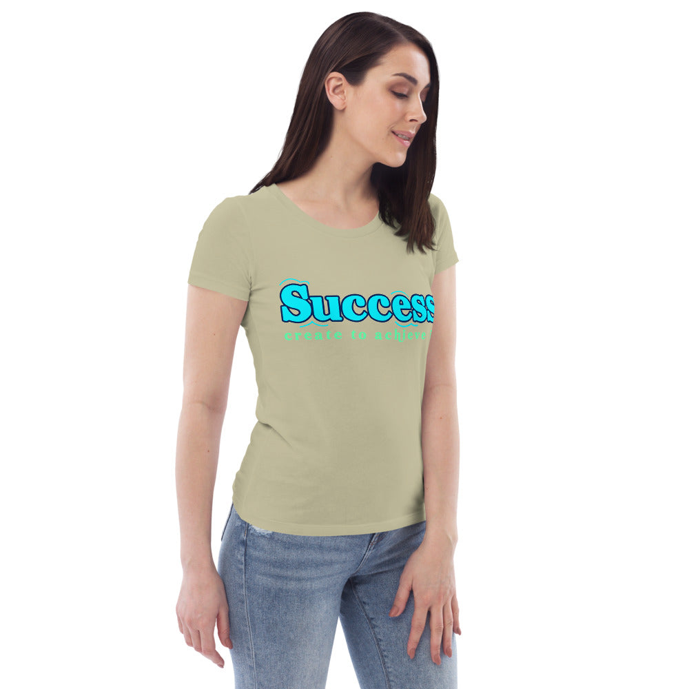 Success - Enganliegendes Öko-T-Shirt für Damen