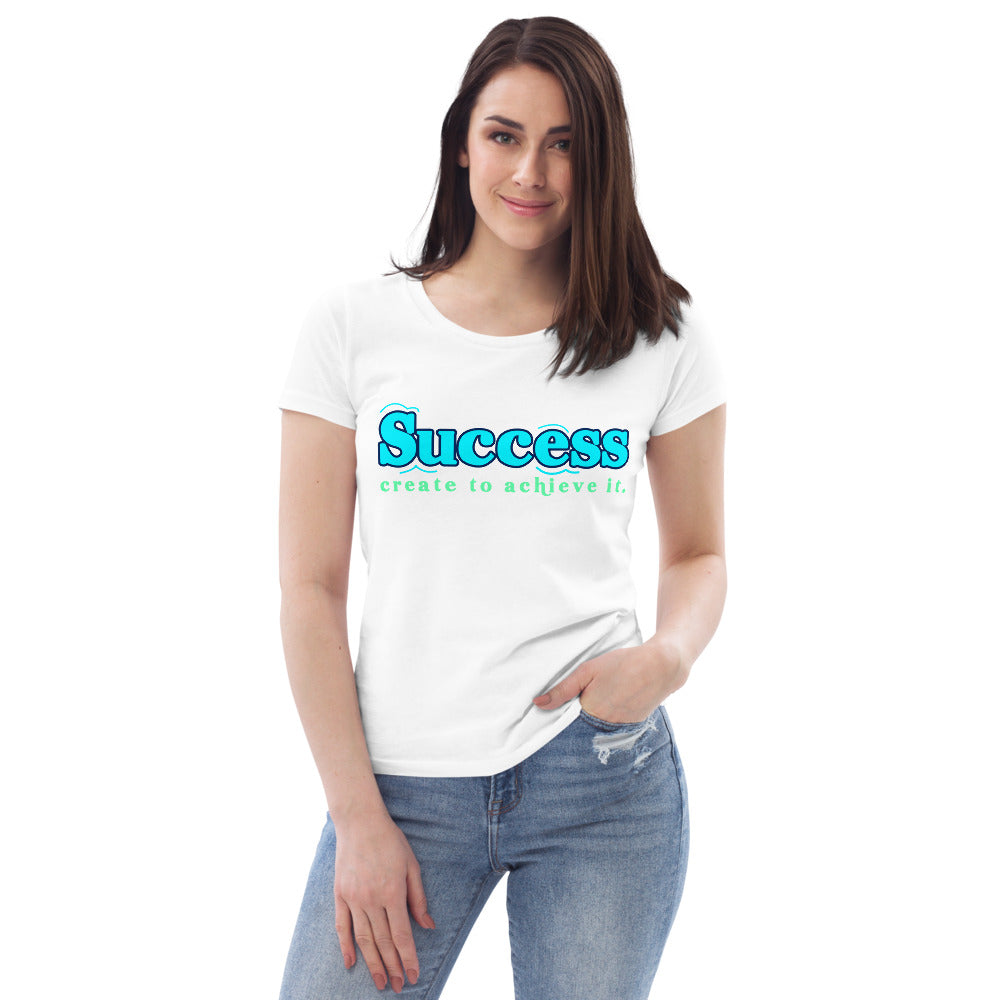 Success - Enganliegendes Öko-T-Shirt für Damen