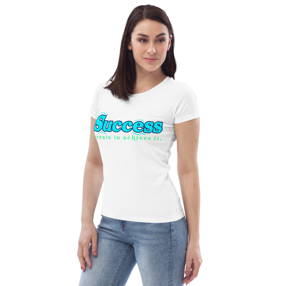 Success - Enganliegendes Öko-T-Shirt für Damen