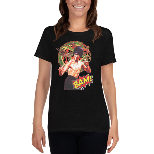 Kurzärmeliges T-Shirt für Damen Bruce Lee