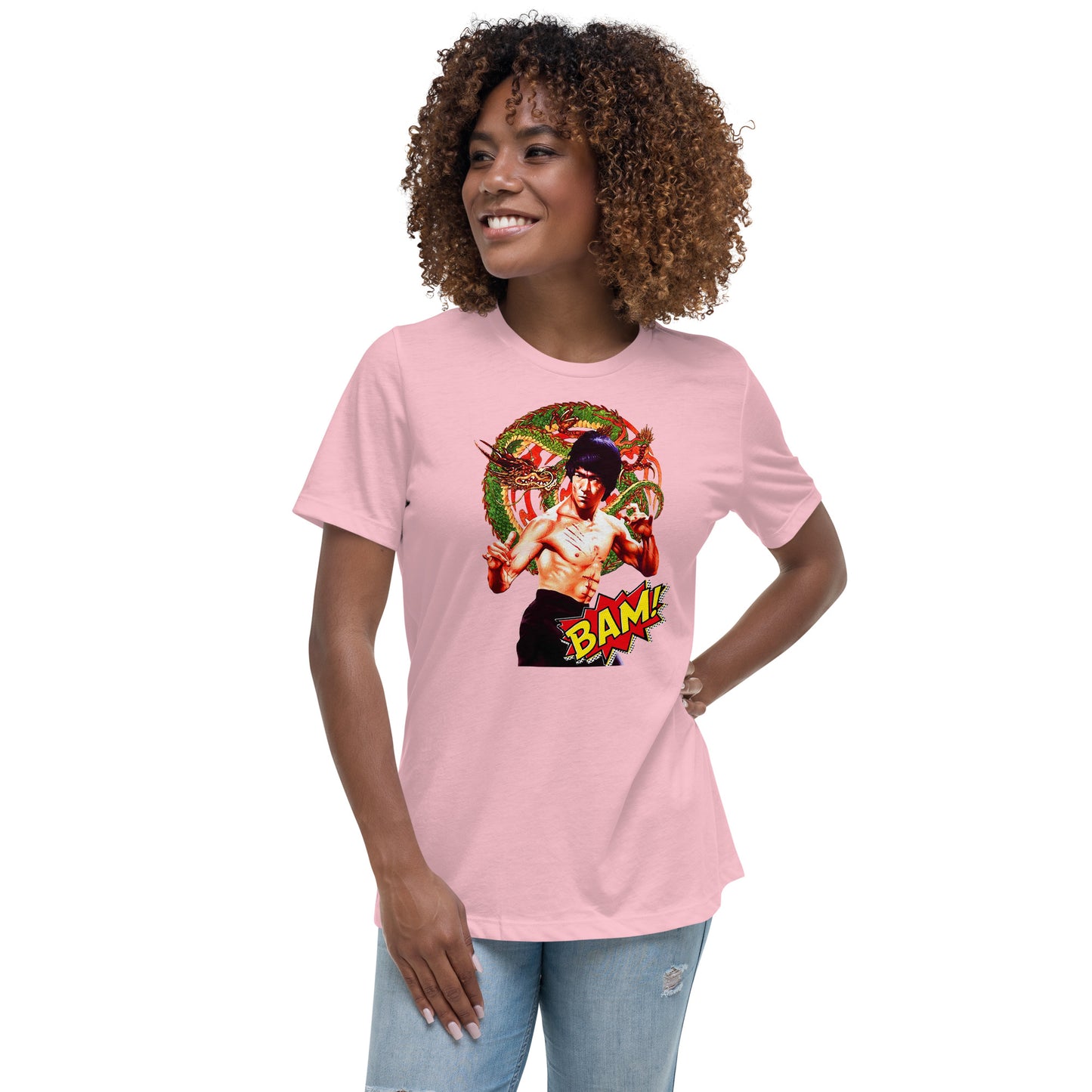 Lockeres Damen-T-Shirt Bruce Lee