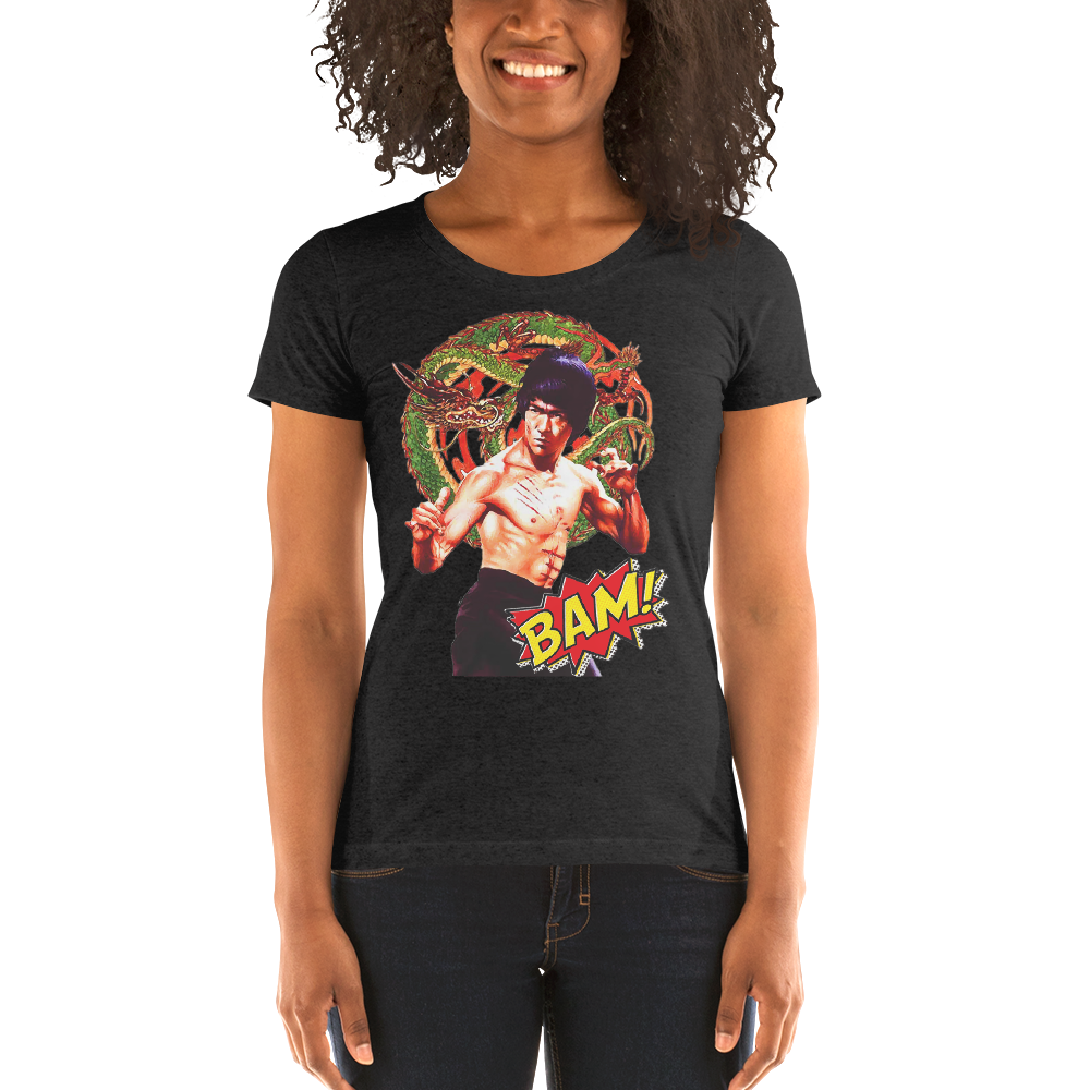 Kurzärmeliges Damen-T-Shirt Bruce Lee