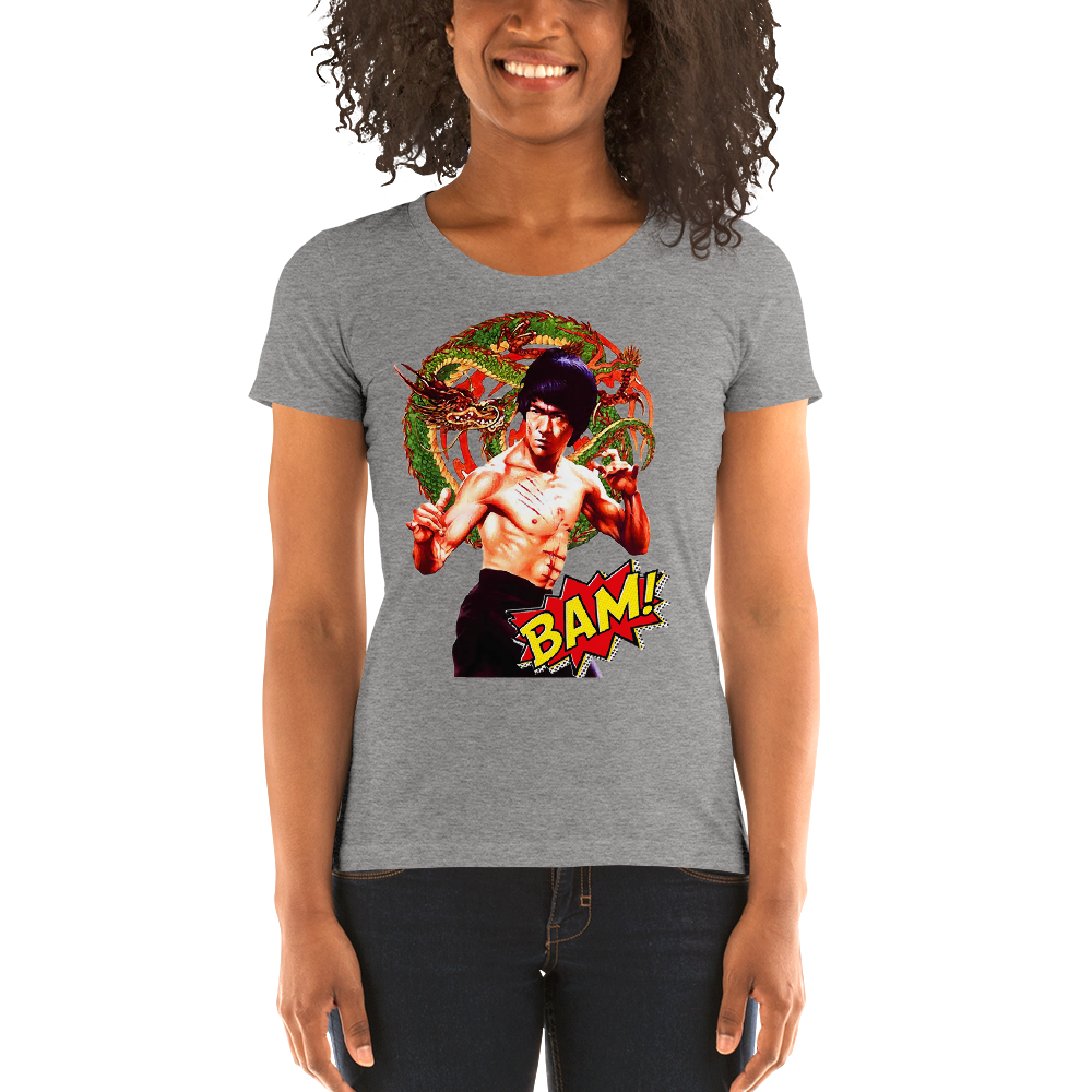 Kurzärmeliges Damen-T-Shirt Bruce Lee