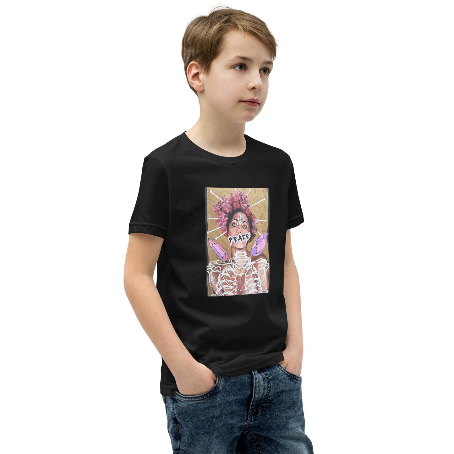 Kurzärmeliges T-Shirt für Kinder Peace