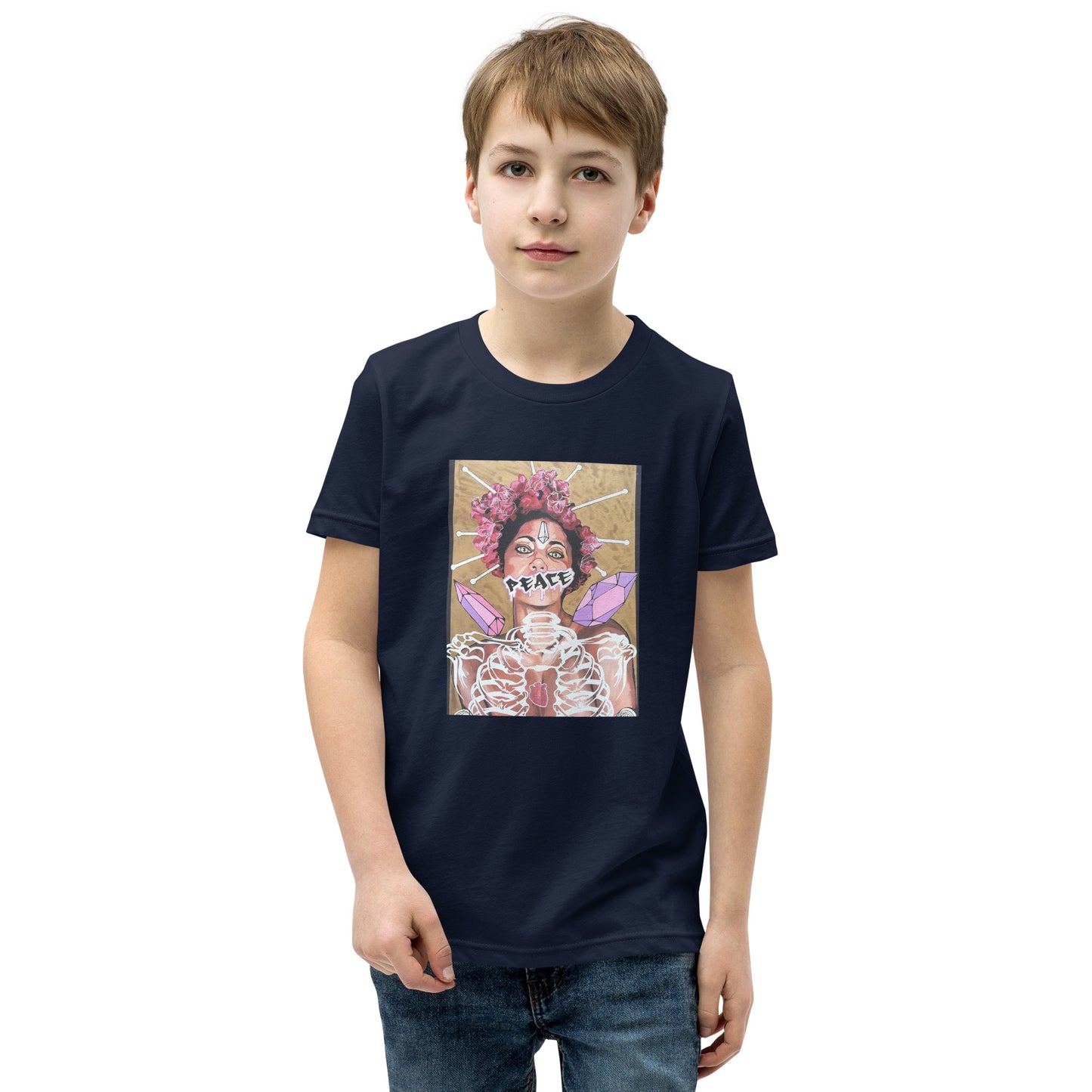 Kurzärmeliges T-Shirt für Kinder Peace