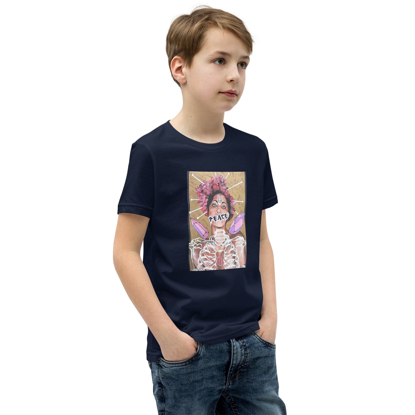 Kurzärmeliges T-Shirt für Kinder Peace
