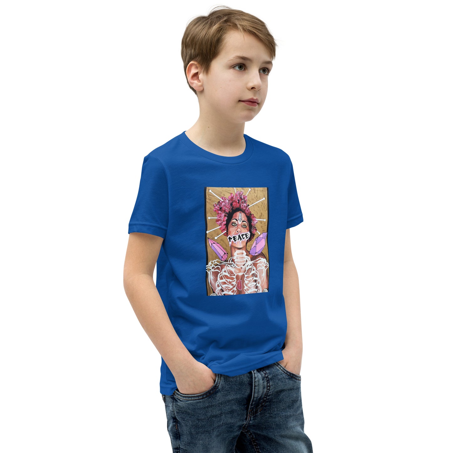 Kurzärmeliges T-Shirt für Kinder Peace
