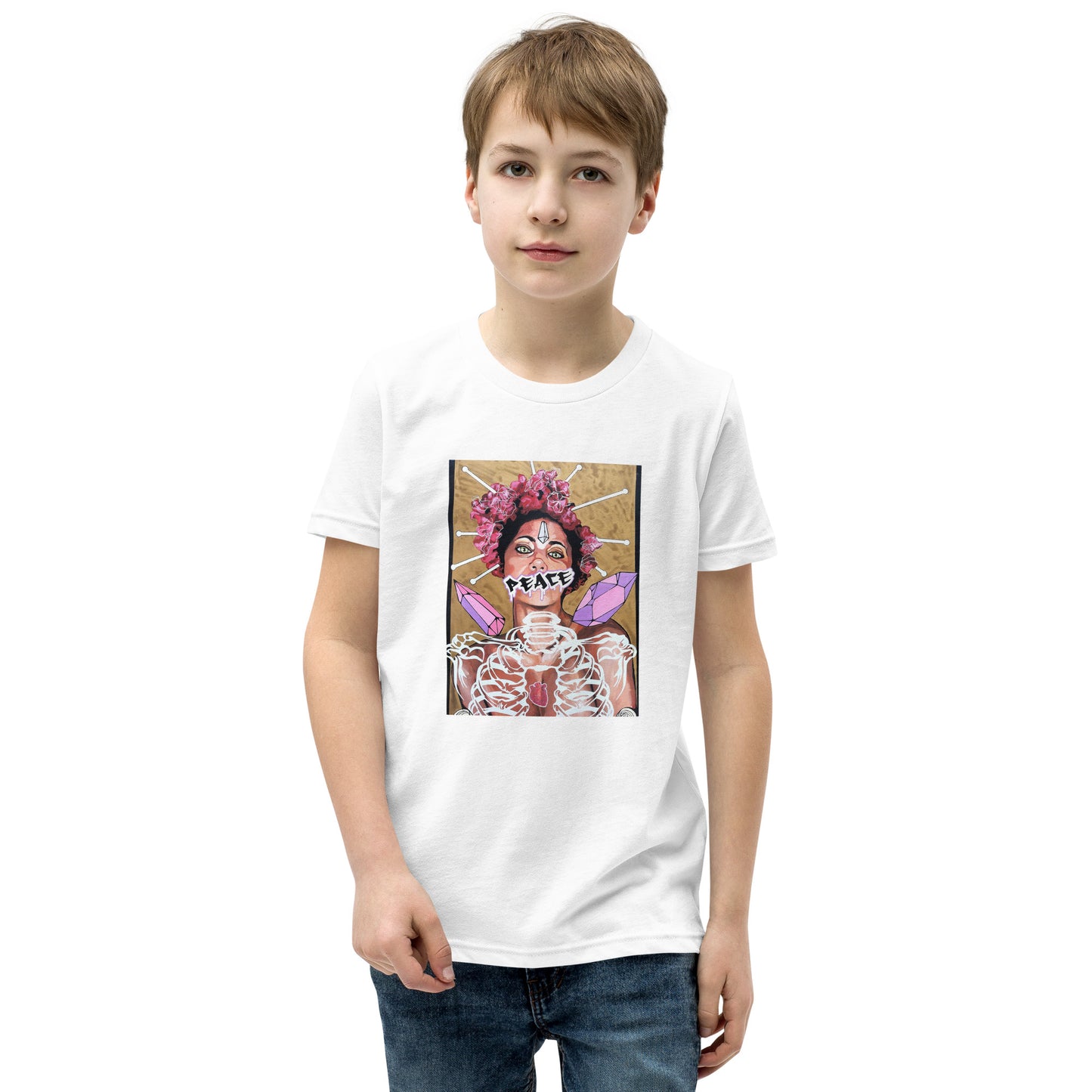 Kurzärmeliges T-Shirt für Kinder Peace