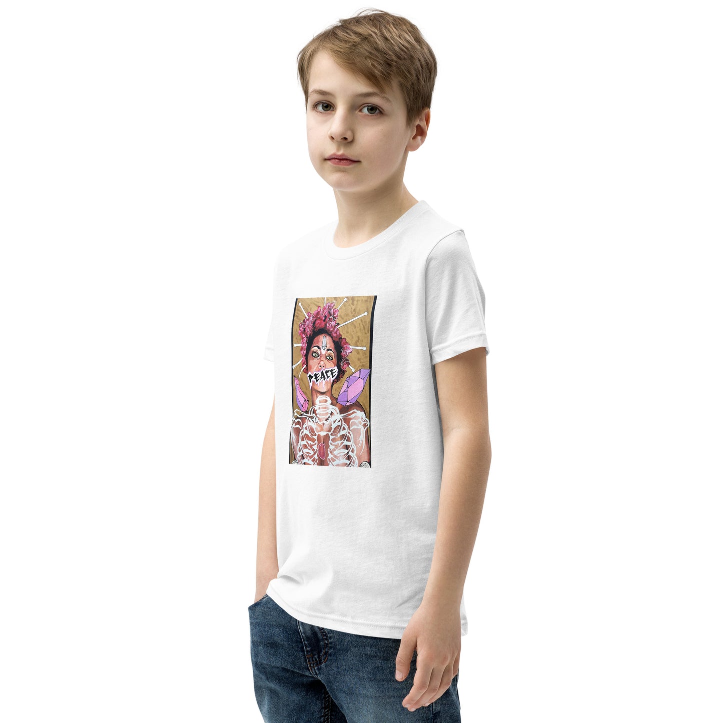Kurzärmeliges T-Shirt für Kinder Peace