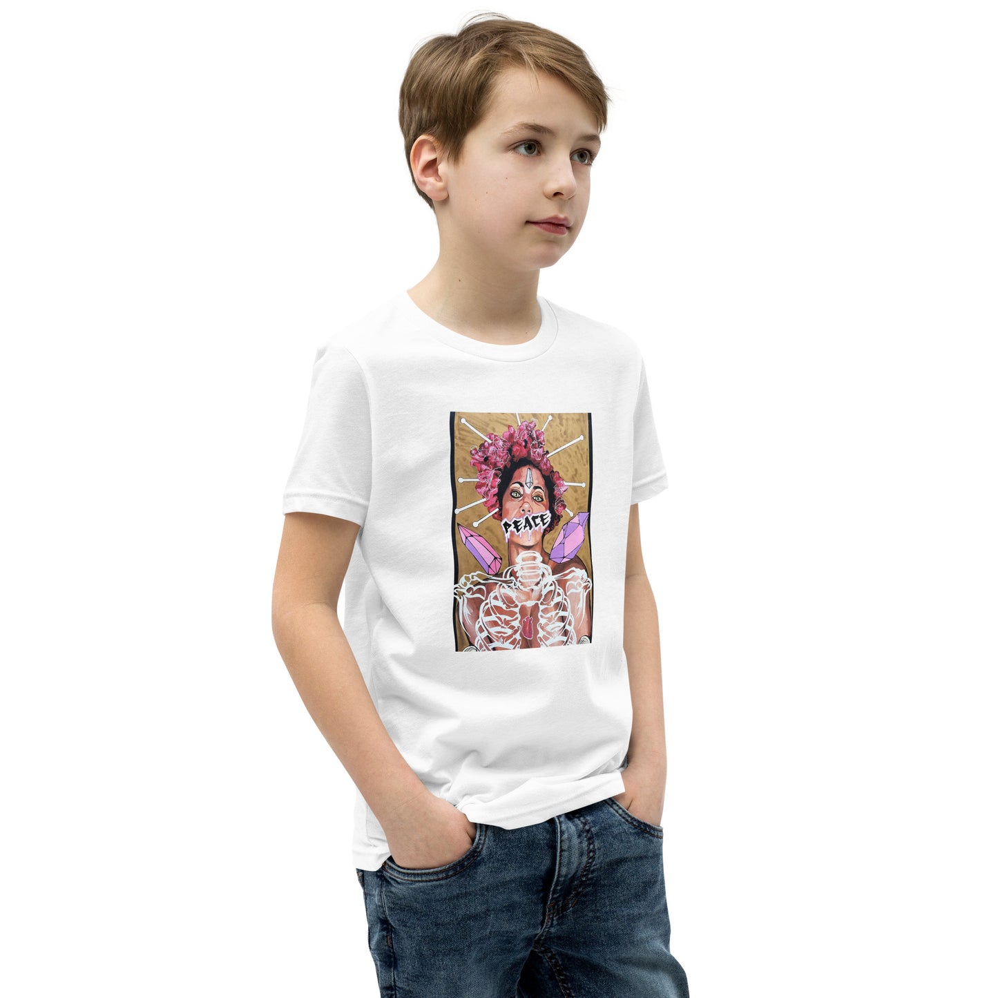 Kurzärmeliges T-Shirt für Kinder Peace